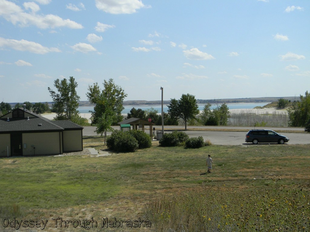 A View from the lake mcconaughy rubbing post