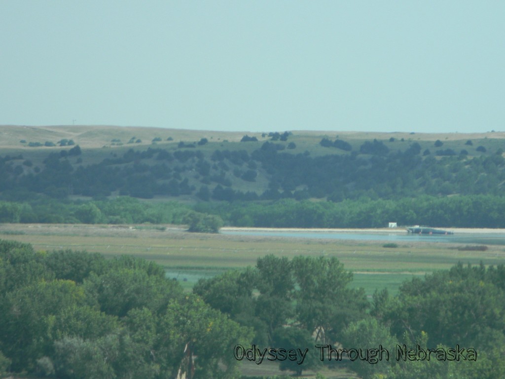 Lake McConaughy from the car