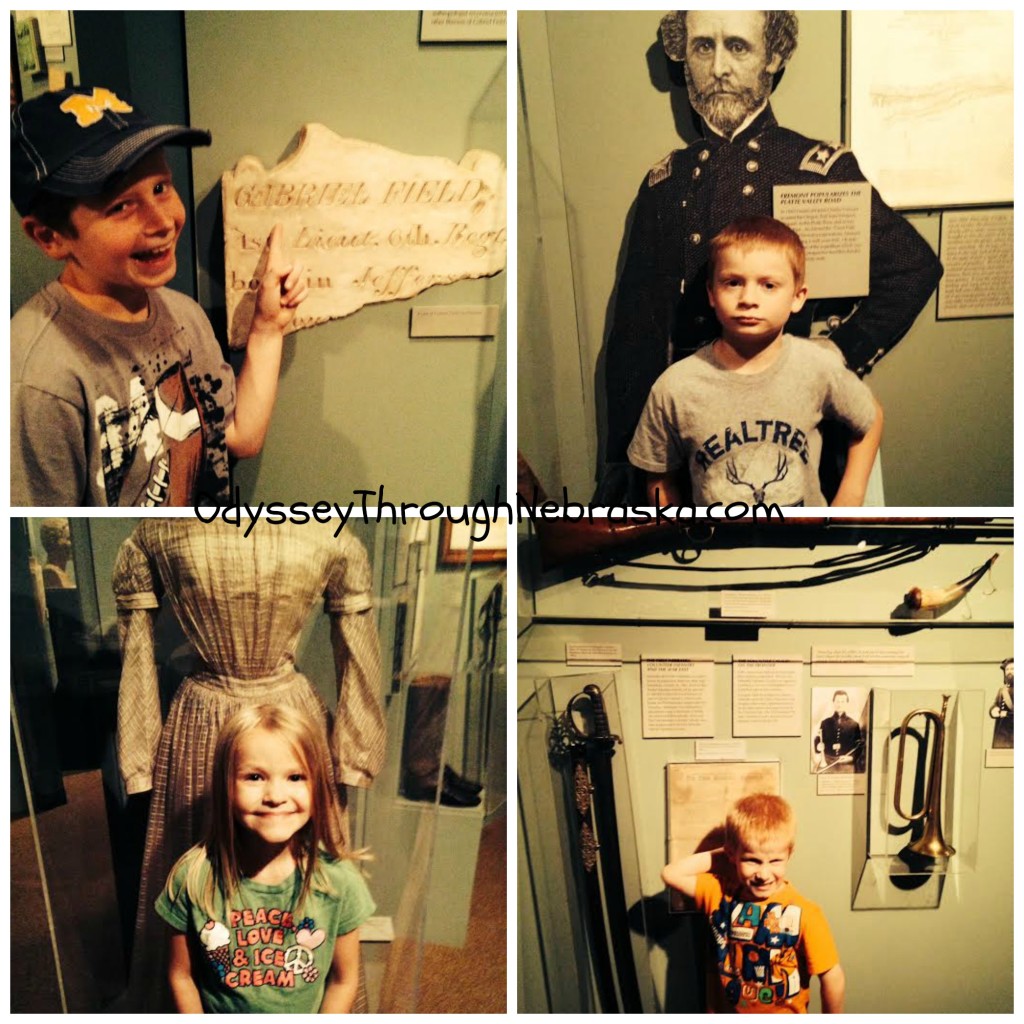 Nebraska History Museum Kids Collage