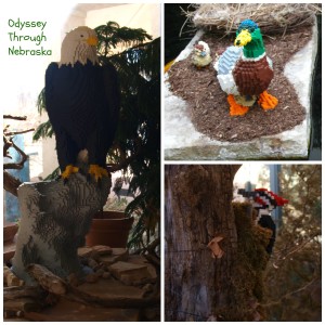 Lauritzen Gardens Legos Bird Collage