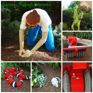 Lauritzen Gardens Legos Gardening Collage