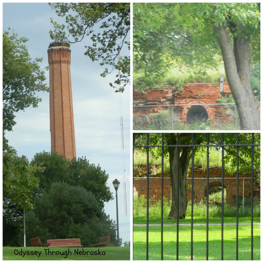 Hastings Brickyard Park brick ruins collage