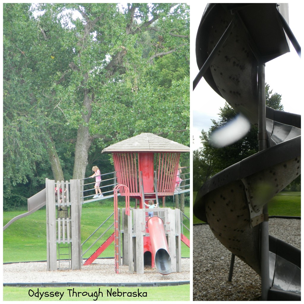 Hastings Brickyard Park playground collage