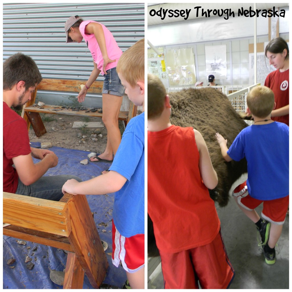 Hudson-Meng Bison Boneyard working with archeologist