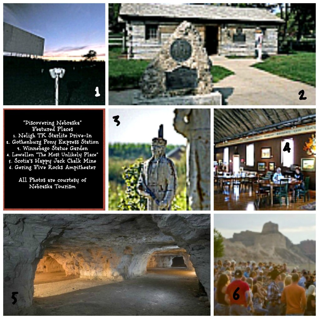 Discovering Nebraska Places Collage