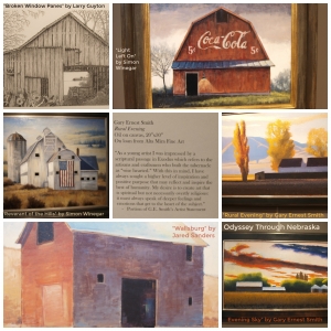 Bone Creek Museum of Agrarian Art Landmark Barns Collage