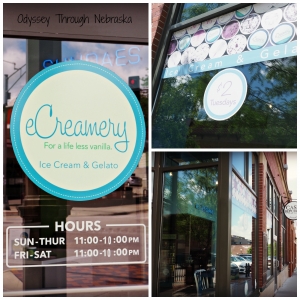 eCreamery serves ice cream from its location in the Historic Dundee neighborhood in Omaha