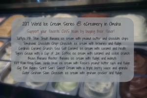 World Ice Cream Series competition at eCreamery in Omaha