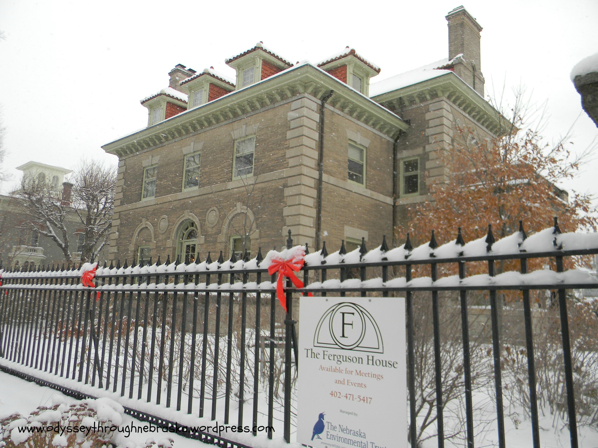 Decorated for Christmas The Kennard House and The Ferguson House in