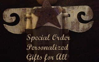 Personalized gifts can be custom made by the Artful Angel