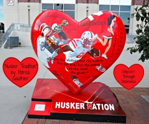 Nebraska by Heart Husker Hearts