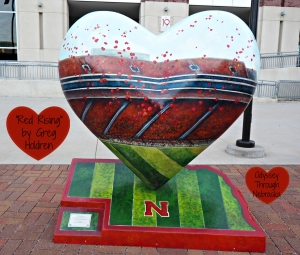 Nebraska by Heart Husker Hearts