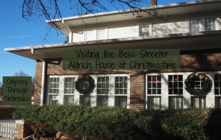 Bess Streeter Aldrich House Christmas